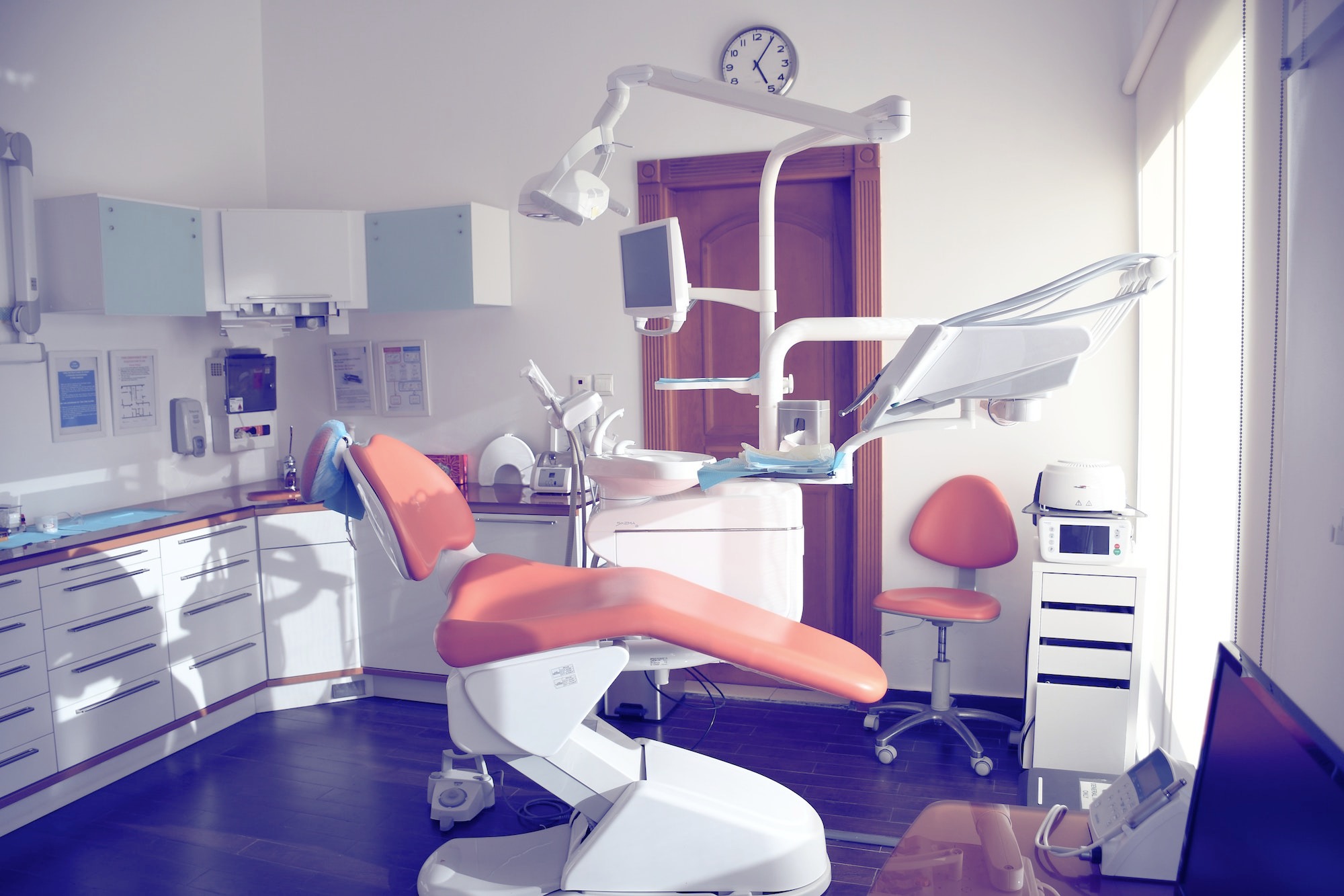 Dental practice room